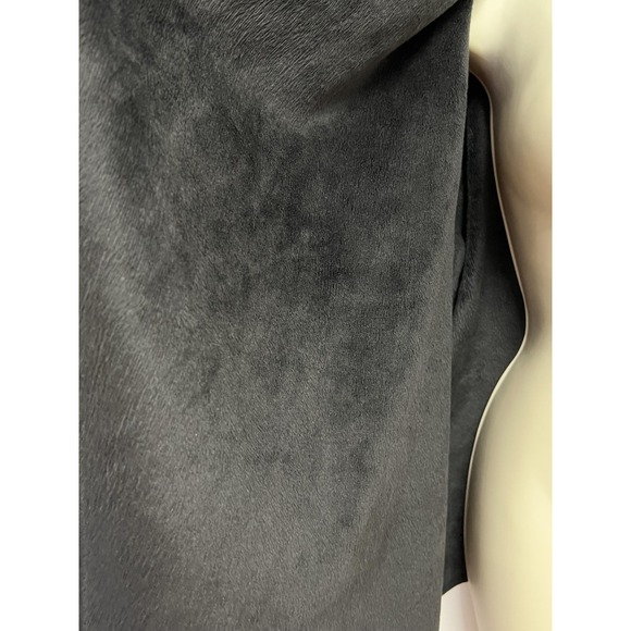 Zenergy By Chicos Jacket Womens Medium Black Open Front Shawl Collar Cardigan - Picture 4 of 9